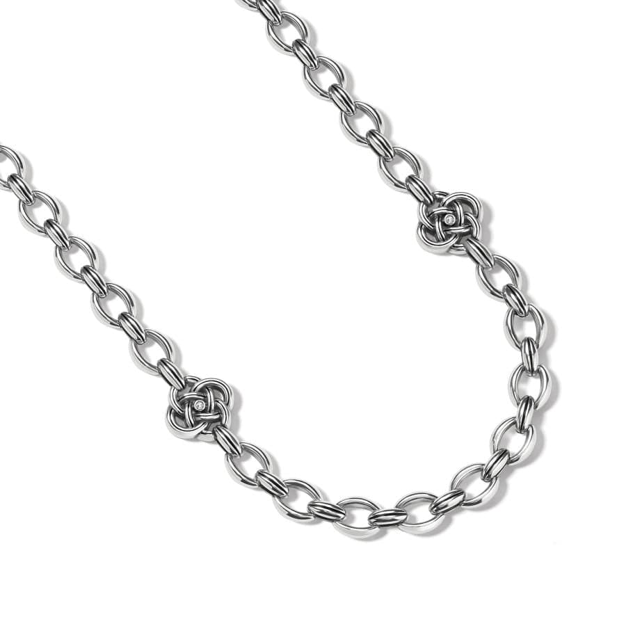 Interlok Knot Link Necklace silver 3