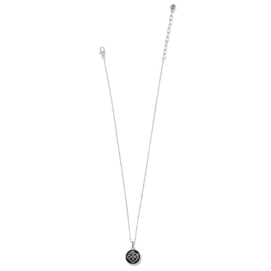 Interlok Noir Reversible Necklace silver-black 3