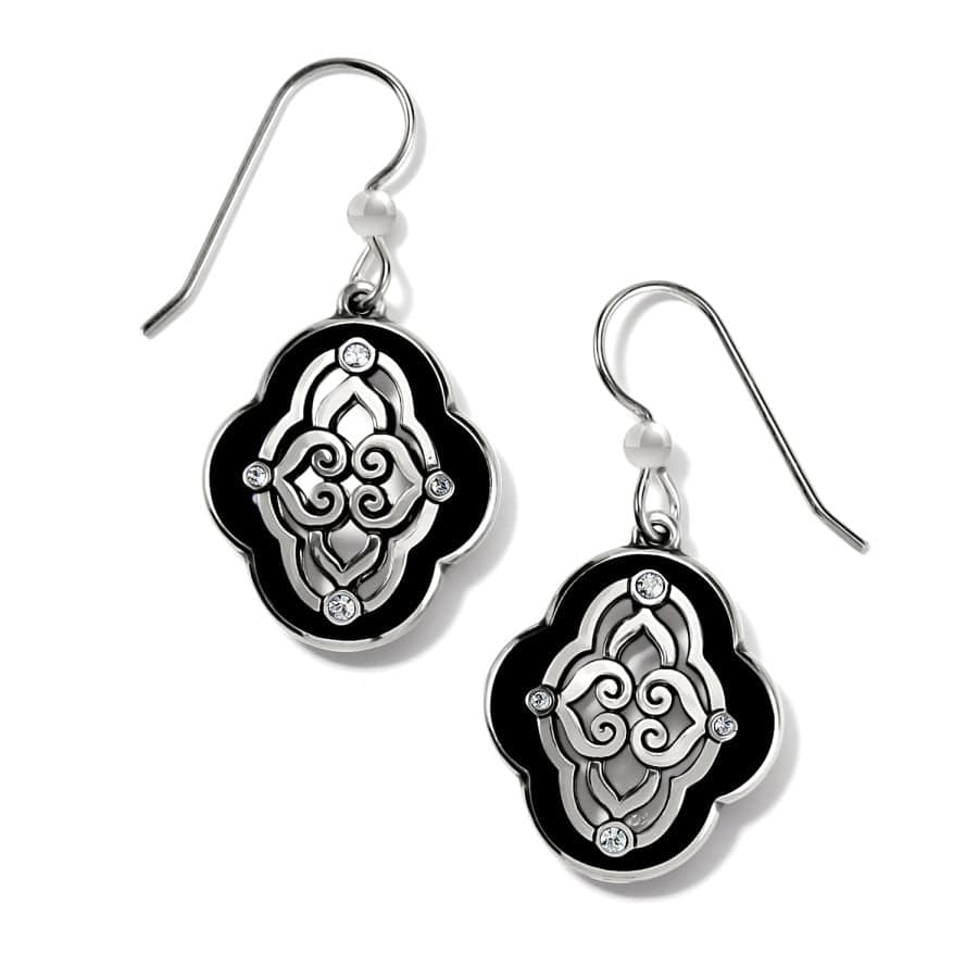 Intrigue Soiree French Wire Earrings silver-black 2