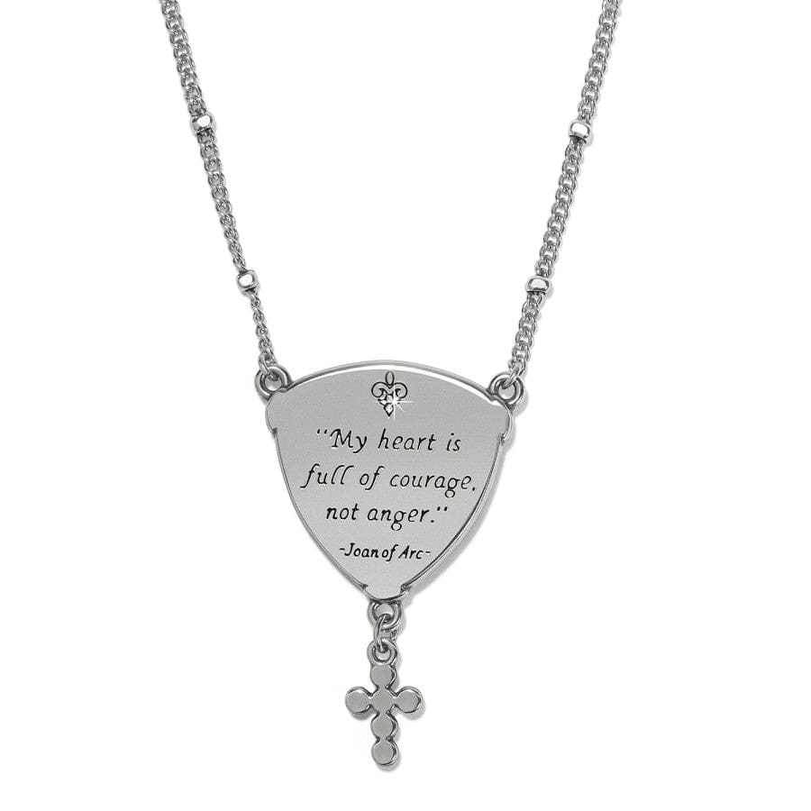 Joan Of Arc Courage Two Tone Necklace