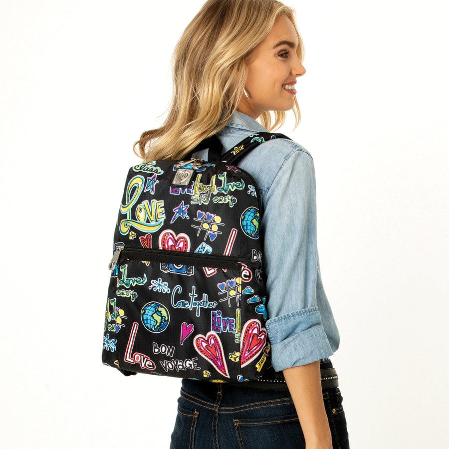 Love Scribble Happy Trails Backpack multi 4