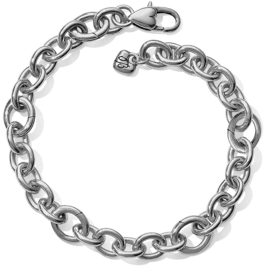 Stainless Steel Curb link, 7.5 inch Charm Bracelet with Safety Chain. –  Parkville Jewelers