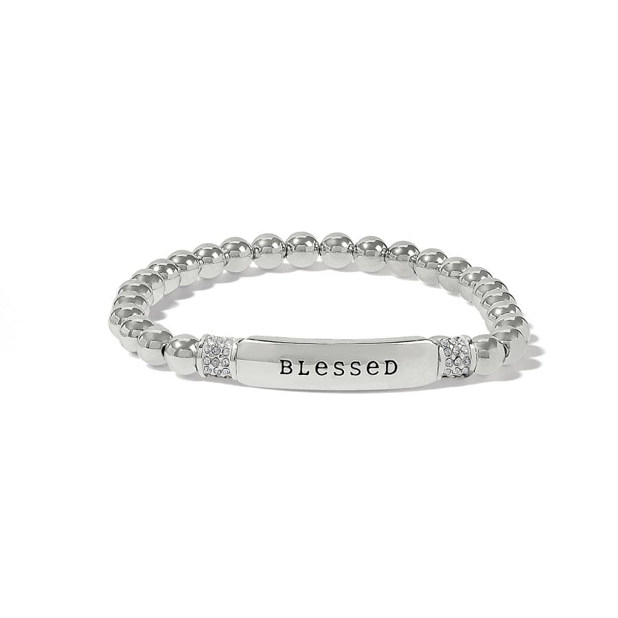 Meridian Blessed Petite Stretch Bracelet silver 1