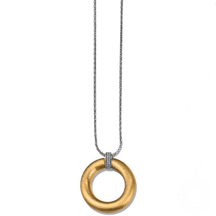 Meridian Geo Pendant Necklace gold 1