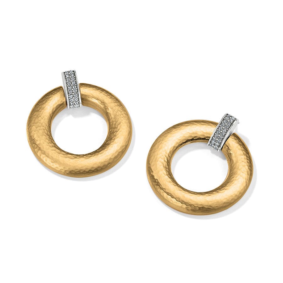 Meridian Geo Post Drop Earrings gold 2