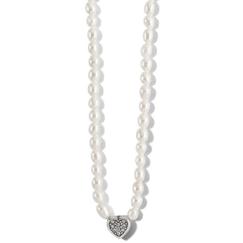 Meridian Zenith Heart Pearl Necklace