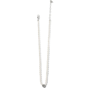 Meridian Zenith Heart Pearl Necklace