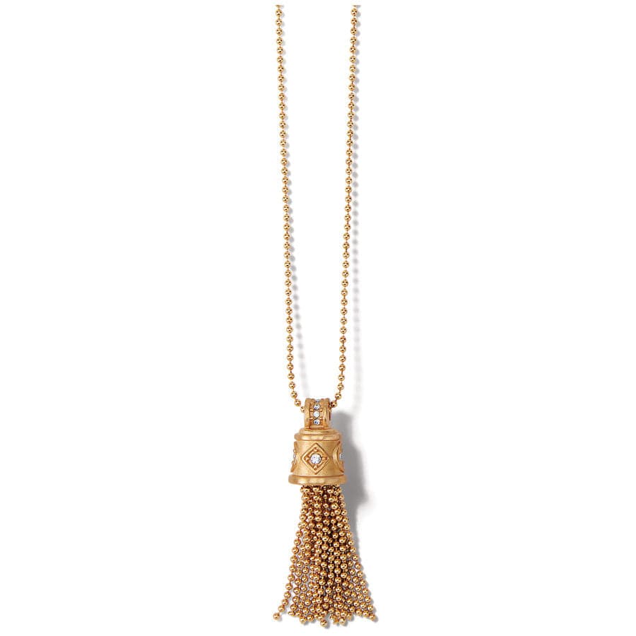 Meridian Zenith Tassel Necklace gold 1