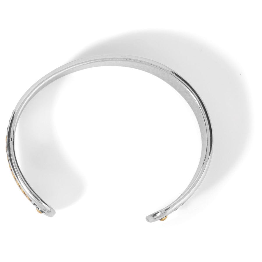 Monete Narrow Cuff Bracelet silver-gold 2