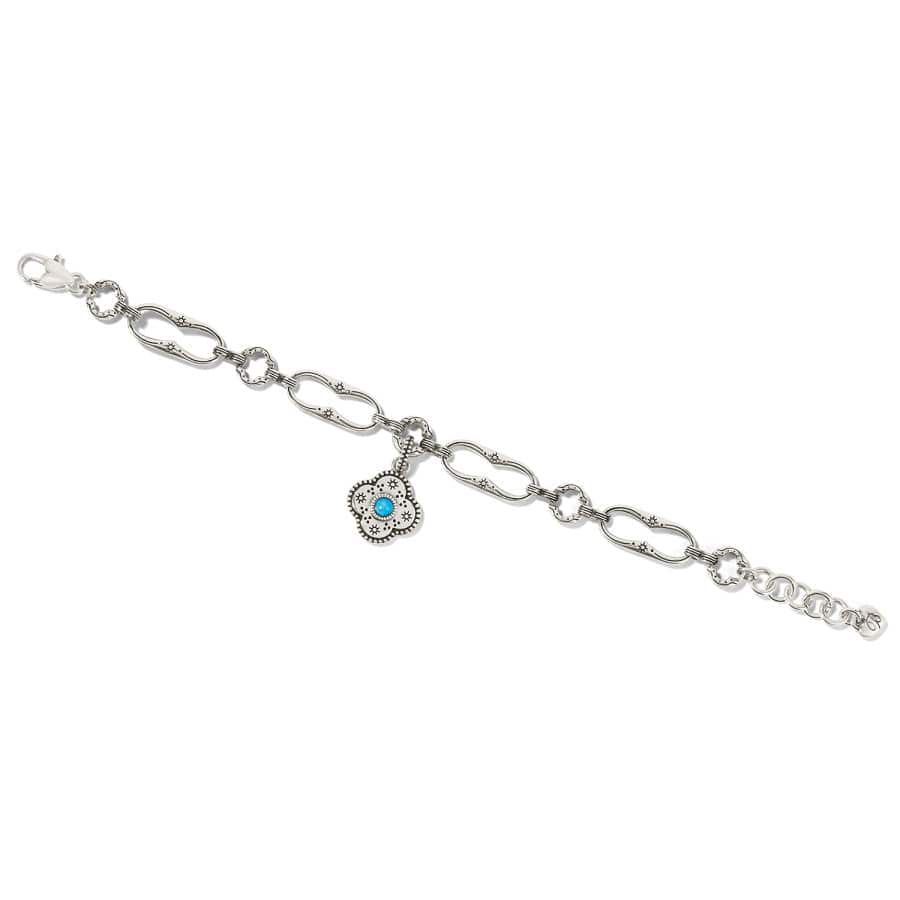 Mosaic Link Bracelet silver-turquoise 2