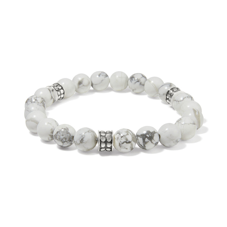 Pebble Dot Dream Stretch Bracelet silver-white 2