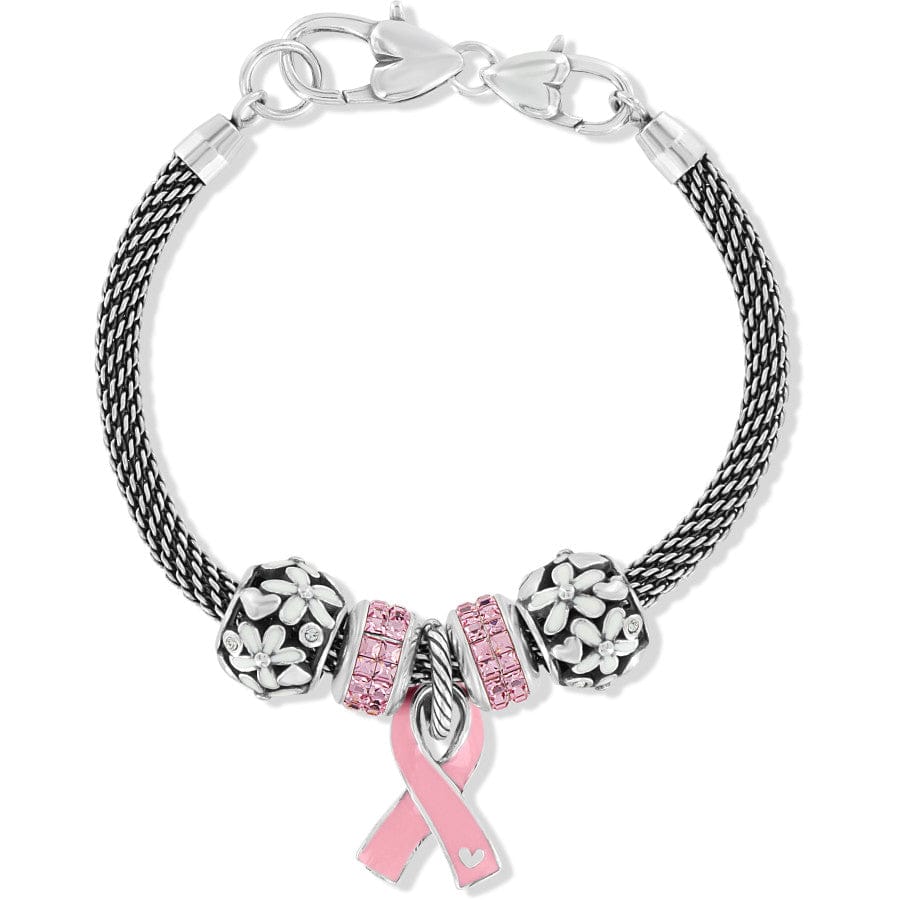 Power Of Pink Blooms Bracelet silver-pink 1