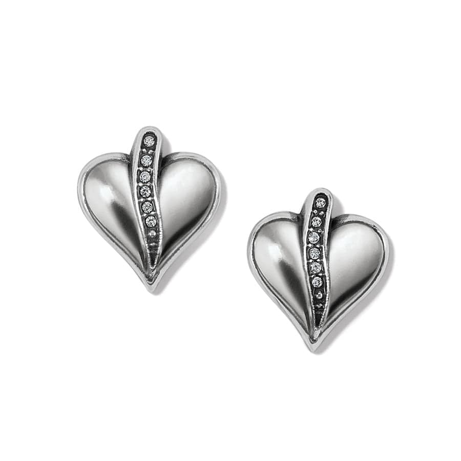 Precious Heart Post Earrings silver 1