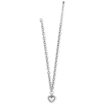 Pretty Tough Bold Heart Necklace