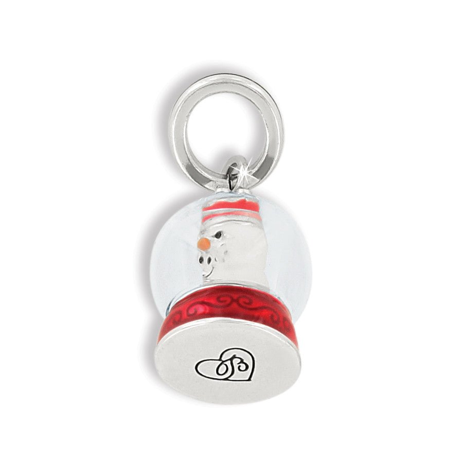 Snowglobe Snow Man Charm silver-multi 2