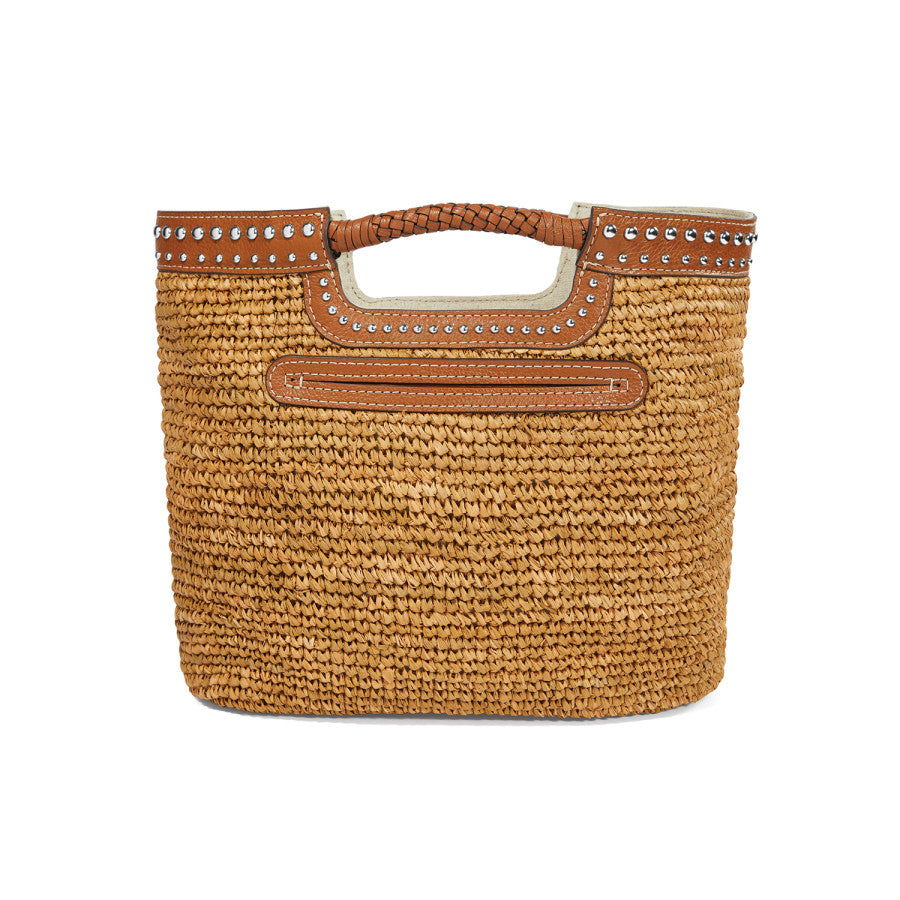 Medium Straw Summer Tote for Woman in Natural