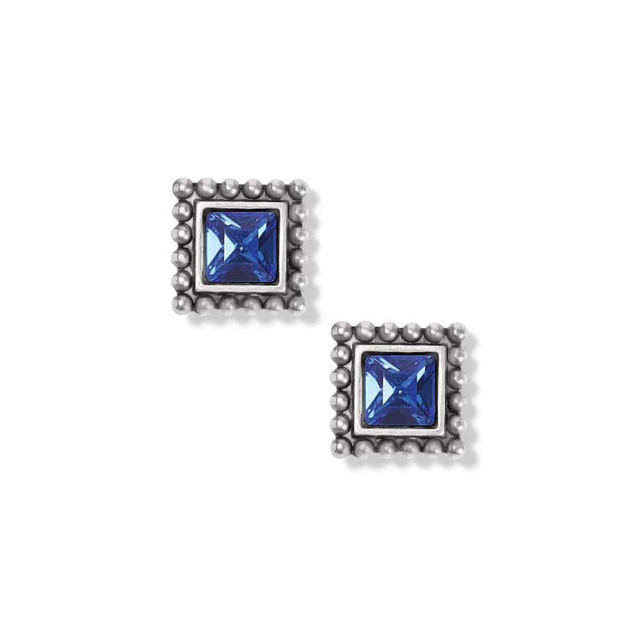 Sparkle Square Mini Post Earrings - Brighton