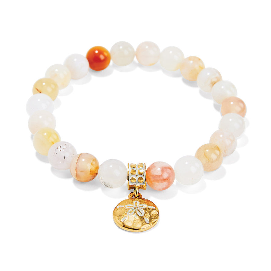 Sunset Cove Stretch Bracelet gold-pink 1