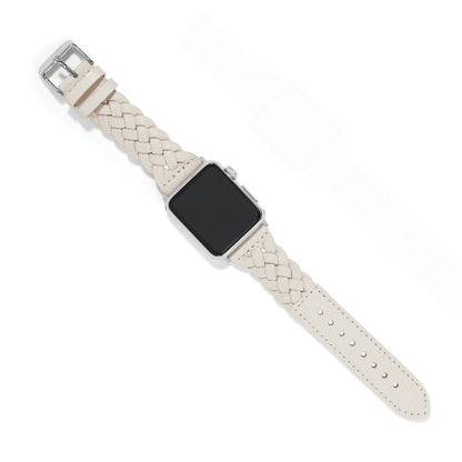 Sutton Braided Leather Watch Band