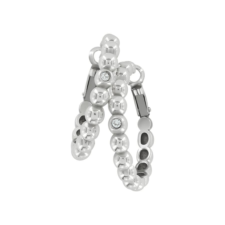 Twinkle Granulation Medium Hoops silver 1