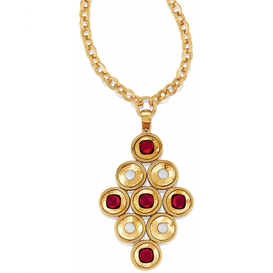 Versailles Burgundy Necklace gold-red 1